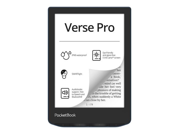 Pocketbook Verse Pro - Azure - e-Book-Reader - E-book reader - 16 GB