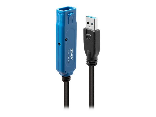 Lindy 43229 - 15 m - USB A - USB A - USB 3.2 Gen 1 (3.1 Gen 1) - 5 Gbit/s - Nero