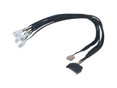 Akasa FLEXA FP5S - 0,45 m - SATA a 15 pin - Nero - 40 g - 110 mm - 245 mm