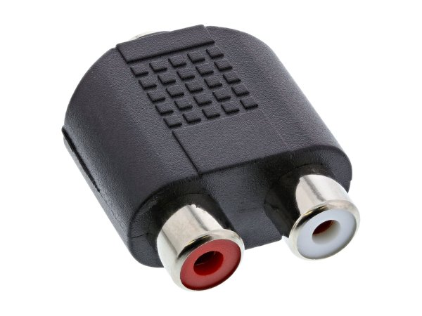 InLine Adattatore Audio - 3,5mm Jack femmina Stereo a 2x RCA femmina - Y form