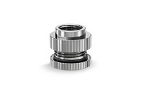 EK Water Blocks 3831109905449 - Guarnizione - Ottone - Nichel - 1/4" - Femmina - Femmina
