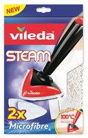 Vileda Panno Ricambio 100°C Hot Spray e Steam 2pz - Panno - Bianco - Tessuto - Microfibra - Vileda 1