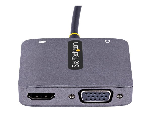 StarTech.com USB C Video Adapter HDMI/VGA 4K - Adattatore - Audio/multimedia