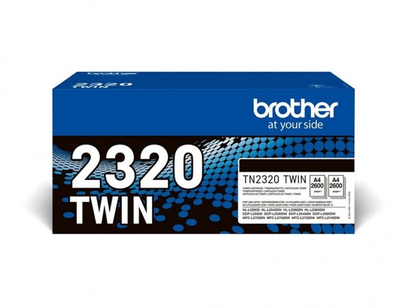 Brother TN2320 TWIN - 2er-Pack - Hohe Ergiebigkeit