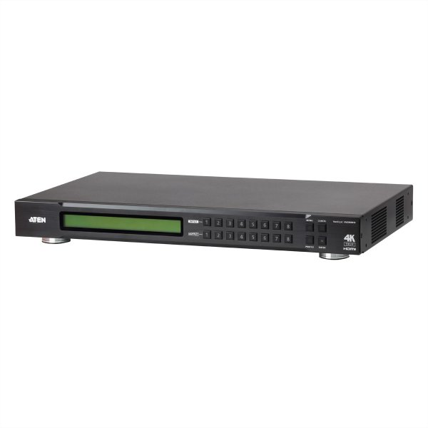 ATEN VM0808HB - HDMI - Metallo - Nero - 15 m - 600 MHz - 4096 x 2160 Pixel