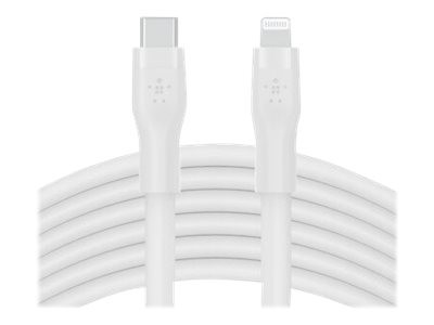 Belkin Cbl Silicone USB-C LTG 3M blc - 3 m - USB C - USB C/Lightning - Maschio - Maschio - Bianco