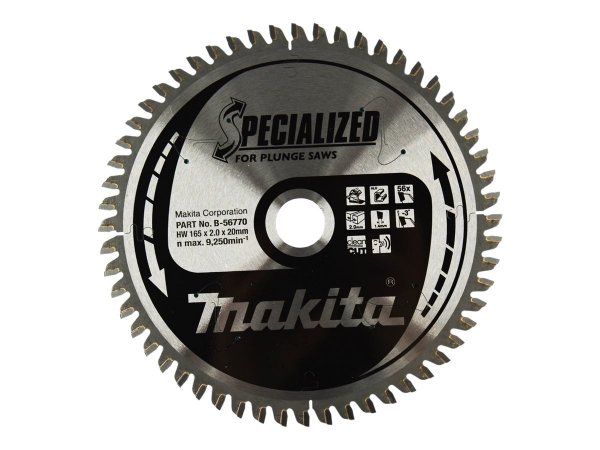 Makita B-56770 - 16,5 cm - 2 cm - 2 mm - 9250 Giri/min - 1 pz