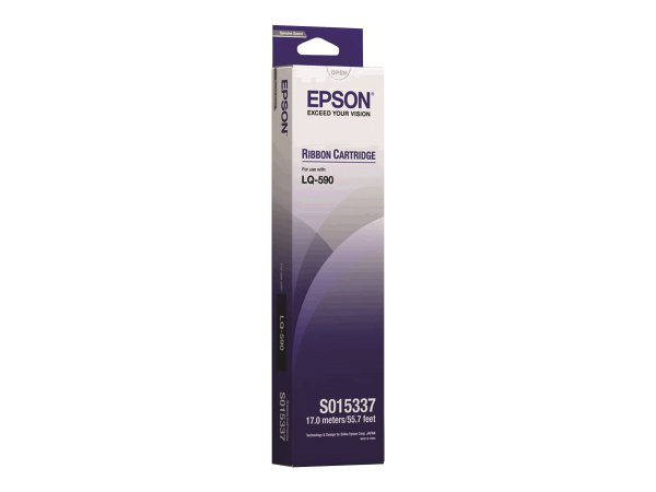 Epson Nastro Nero - - LQ-590IIN - LQ-590II - LQ-590 - Nero - Matrice di punti - 24-pin - 5000000 car
