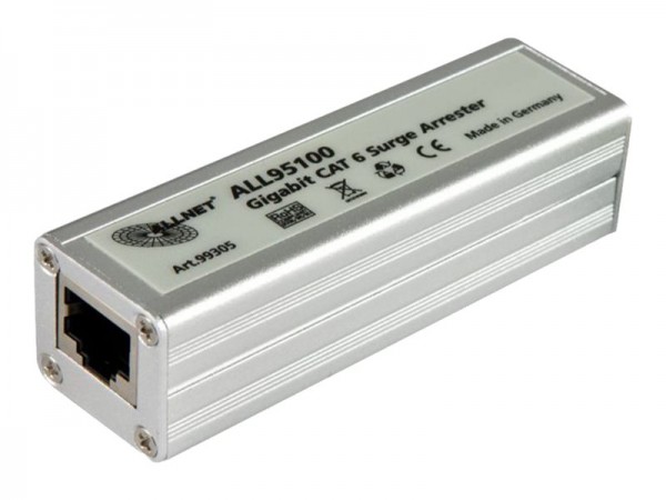 ALLNET ALL95100 - Fast Ethernet - Gigabit Ethernet - 10,100,1000 Mbit/s - IEEE 802.3 - CAT 5 - 6 - A