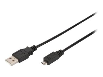 DIGITUS Cavo di collegamento USB-A - Micro-B - 1,8 m - 1,8 m - USB A - Micro-USB B - USB 2.0 - Masch