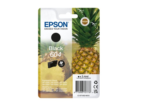 Epson 604 Standardertrag Schwarz - Originale - Cartuccia di inchiostro