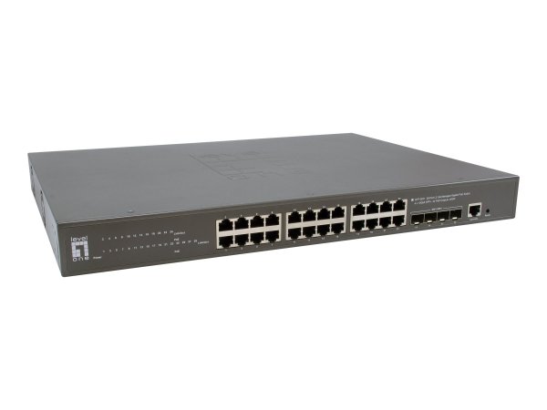 LevelOne GTP-2871 - Gestito - L3 - Gigabit Ethernet (10/100/1000) - Full duplex - Supporto Power ove