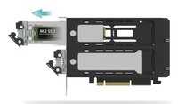 Icy Dock Wechselrahmen 2xM.2 NVMeSSD f.PCI Slot PCIe Bifurcation notw