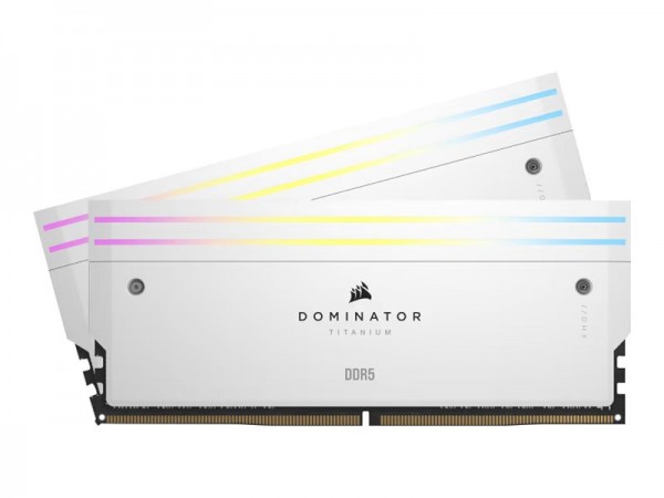 Corsair Dominator Titanium - 32 GB - 2 x 16 GB - DDR5 - 7000 MHz - 288-pin DIMM - Bianco