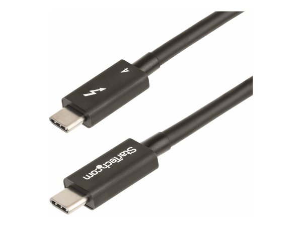 StarTech.com Cavo Thunderbolt 4 da 1m - 40Gbps - PD 100W - Cavo Video/Trasferimento dati 4K/8K - Cav