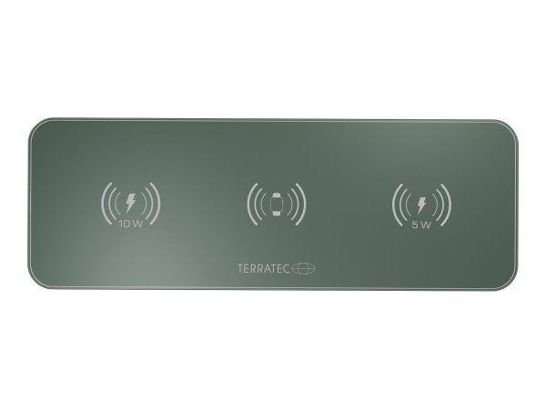 TerraTec ChargeAIR All green - Induktive Ladematte + AC-Netzteil - 10 Watt - 1.2 A - für Apple AirPo
