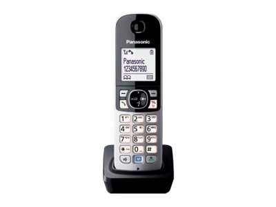 Panasonic KX-TGA681 - Nero - 4,57 cm (1.8") - 103 x 65 Pixel - Monocromatico - Bianco - Nichel-Metal