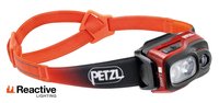 Petzl SWIFT RL - Torcia a fascia - Nero - Arancione - Bianco - Pulsanti - IPX4 - Livello della batte