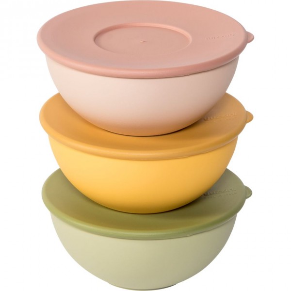 Guzzini EVERYWHERE BIO - Set 3 Schüsseln mit Deckel Assorted c.