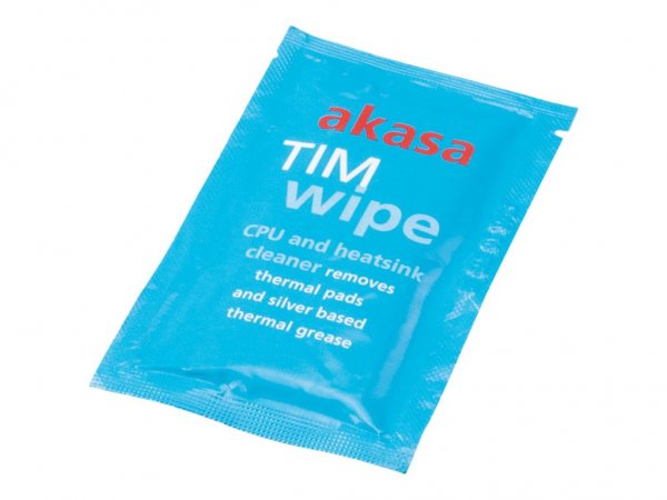 Akasa TIM Wipe Reinigungstücher - 10 Stück Waermeleitpaste AK-TCW-02 - Cavo