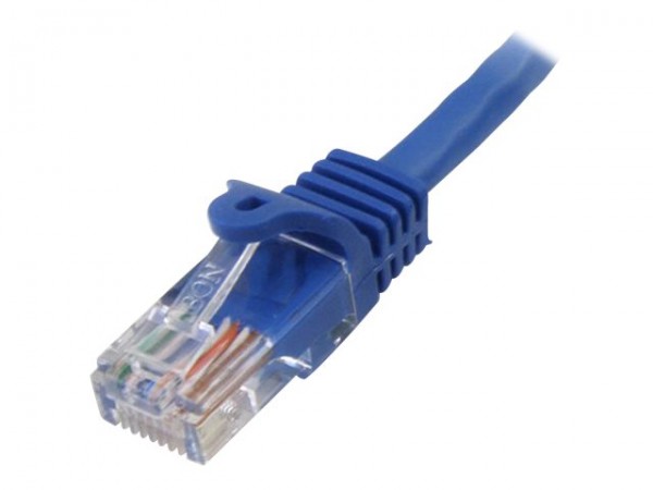 StarTech.com Blue Snagless Cat5e Patch Cable - Cavo - Rete