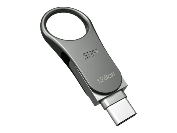 Silicon Power Mobile C80 - 128 GB - USB Type-A / USB Type-C - 3.2 Gen 1 (3.1 Gen 1) - Girevole - 8 g