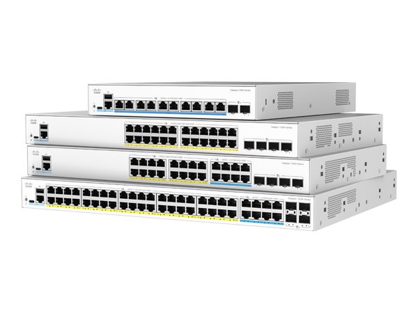 Cisco Catalyst 1300X GE 4x10G SFP+ - Interruttore - 1 Gbps