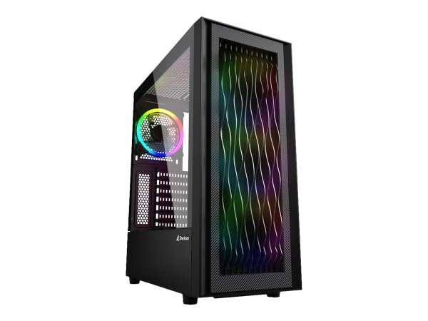 Sharkoon RGB Wave - Desktop - PC - Nero - ATX - micro ATX - Mini-ITX - Multi - Indietro - Frontale