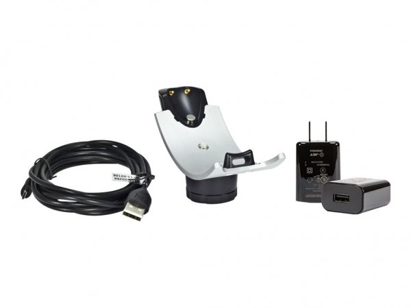 Socket Mobile QX Stand Charging Mount - Interno - AC - USB - 1 A - 2 m - Nero - Argento