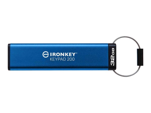 Kingston IronKey Keypad 200 da 32 GB - FIPS 140-3 livello 3 crittografata AES-256 - 32 GB - USB tipo