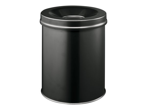 Durable 3305-01 - 15 L - Rotondo - Acciaio - Nero - Alluminio - 26 cm