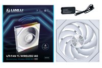 Lian Li UNI FAN TL Wireless Lüfter ARGB PWM - Reverse Blade 140mm weiß - Case fan - 31 dB