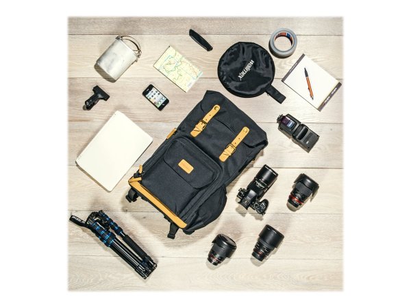 mantona Luis Retro - Zaino - Ogni marca - Scompartimento del notebook - Nero