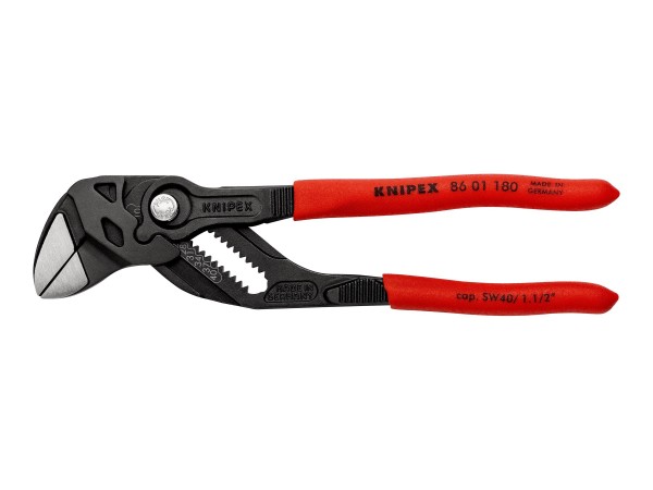 KNIPEX 86 01 180 - 1,2 cm - 4 cm - Plastica - Rosso - 43 mm - 180 mm