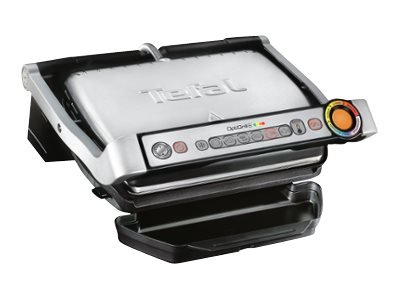 TEFAL GC712D34 - Nero - Argento - Stainless steel - Rettangolare - Touch - 600 cm² - 300 x 200 mm