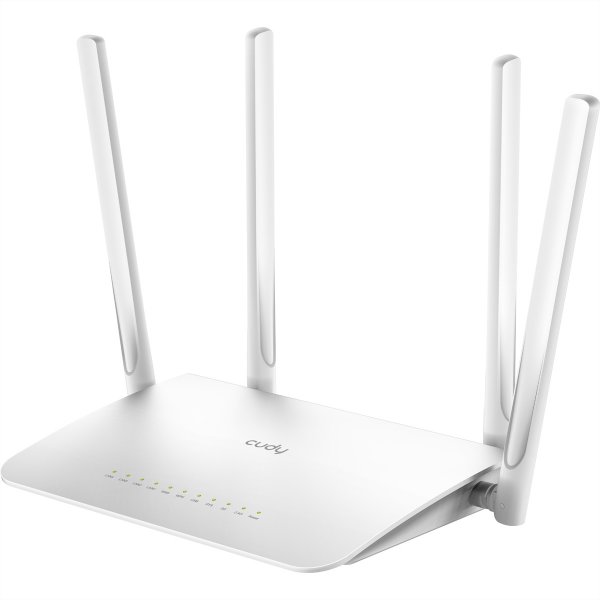 CUDY WR1300 - Wi-Fi 5 (802.11ac) - Dual-band (2.4 GHz/5 GHz) - Collegamento ethernet LAN - Bianco -