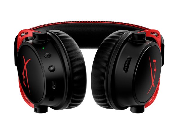 HyperX Cloud Alpha – Cuffie da gaming wireless (nere-rosse) - 322 g