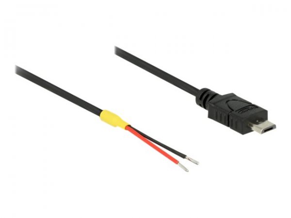 Delock 85541 - 0,2 m - Micro-USB B - USB 2.0 - Nero