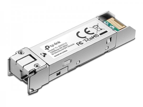 TP-LINK SM321A - Single-Mode WDM Bi-Directional SFP Modul - Ricetrasmittente - Vetroresina (lwl)