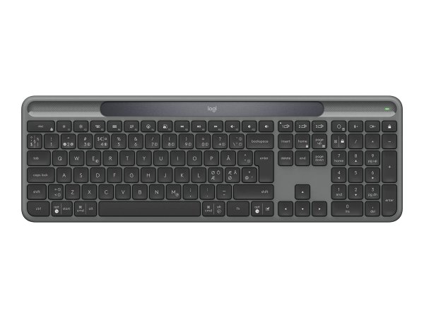 Logitech Slim Solar+ Keyboard Graphite PAN - Tastiera - QWERTY