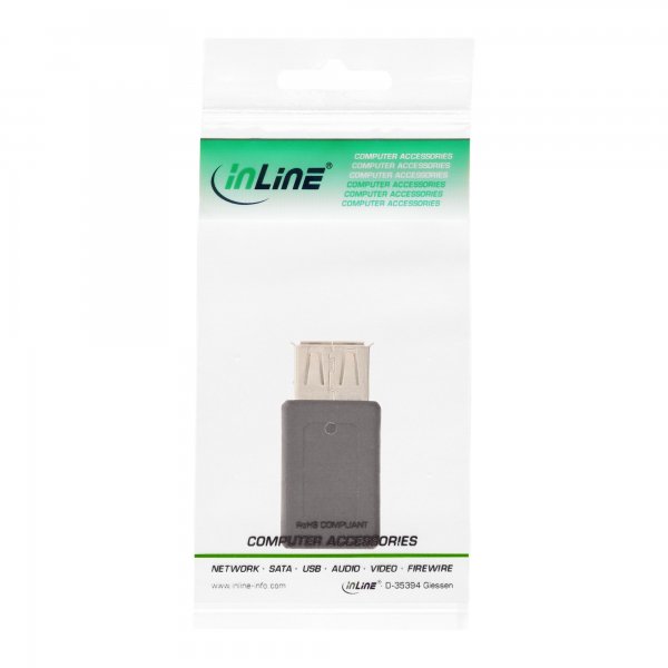 InLine Adattatore USB 2.0 Micro B femmina / A femmina