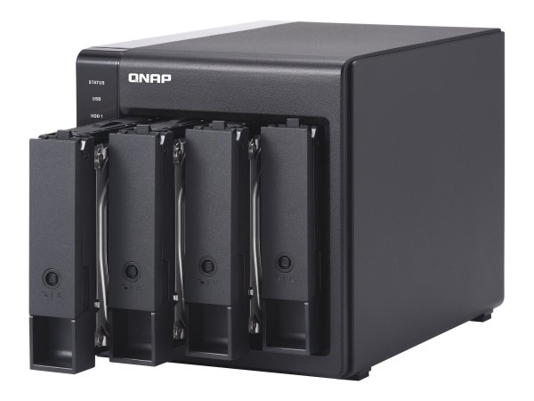 QNAP TR-004 - Box esterno HDD/SSD - 2.5/3.5" - Seriale ATA II - Serial ATA III - 3 Gbit/s - Hot-swap
