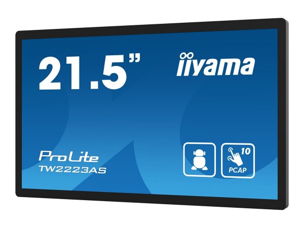 Iiyama TW2223AS-B1 - 54,6 cm (21.5") - 1920 x 1080 Pixel - 400 cd/m² - Sistema capacitivo progressiv