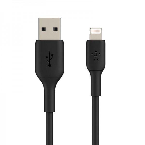 Belkin CAA001BT3MBK - 3 m - Lightning - USB A - Maschio - Maschio - Nero