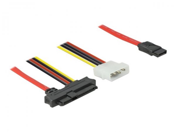 Delock Cavo SAS SFF-8482 + Potenza > 1 x SATA 7 pin 0,5 m - 0,5 m - SATA 7pin - SAS SFF-8482 + 4pin