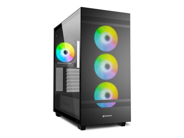 Sharkoon REBEL C50 RGB ATX - Full Tower - PC - Nero - ATX - micro ATX - Mini-ITX - Metallo - Vetro t
