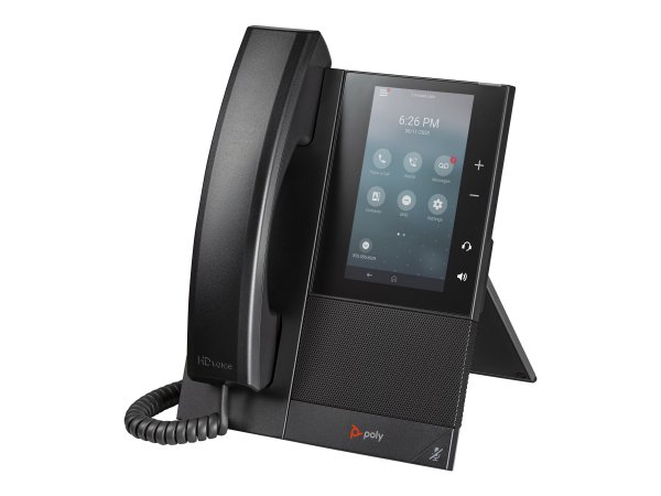 Poly Telefono multimediale aziendale CCX 500 con Open SIP e abilitato per PoE - IP Phone - Nero - Co