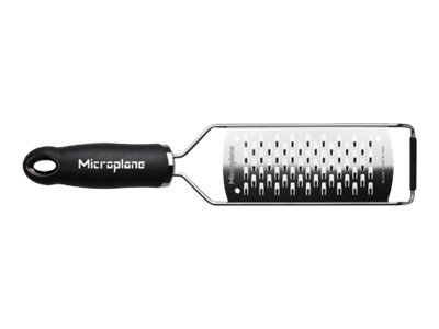 Microplane Gourmet Reibe 2-Wege Schneide schwarz