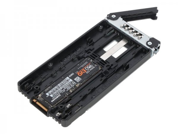 Icy Dock MB834TP-B - Box esterno SSD - 2.5" - M.2 - Alluminio - Nero