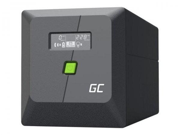 Green Cell uninterruptible power supply UPS Line-Interactive 1 kVA 4 AC - (offline) ups - 1000 W